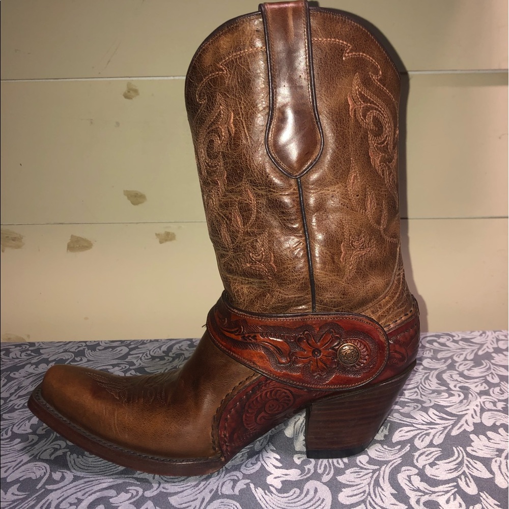 Women’s Corral hand tooled cowboy boots